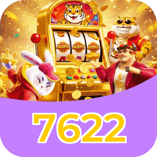 Interface do aplicativo 7622 mostrando jogos disponíveis no iOS e Android